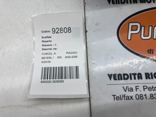 FORCELLA FORK STELI ANTERIORE ORIGINALE PIAGGIO BEVERLY 500 2002-2003-2005-2006 - Foto 5 di 5