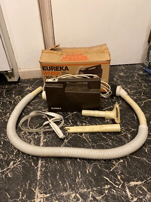 Vintage Eureka Hand Vacuum Cleaner Model 165 A Whisk In Box Inc Manual & Receipt