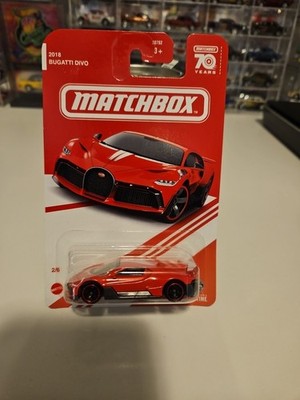 Matchbox 2018 Bugatti Divo Red Edition Target 70th