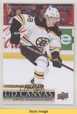 2018-19 Upper Deck UD Canvas Young Guns Urho Vaakanainen #C217 READ 08aw