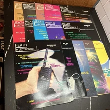 Lot 15 ~ Heathkit ~ Heath Electronics Magazines ~ June 1989 ~August 1990