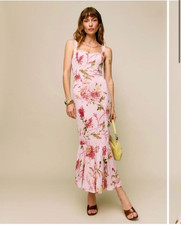 Reformation Irisa Dress Chrysanthemum - Size 0 - NWT - Photo of actual item