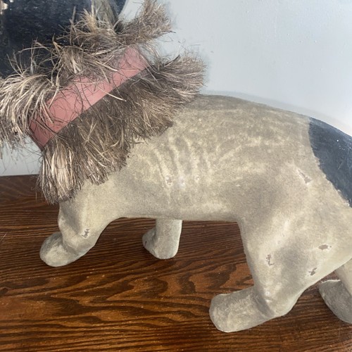 Flocked Paper Mache French Bulldog Nodder - Picture 11 of 14