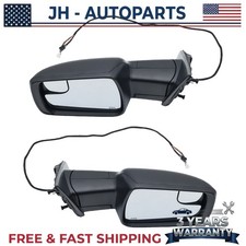 Pair Mirrors w/Heated Turn Signal Left & Right Side For 2019-2024 Ram 1500