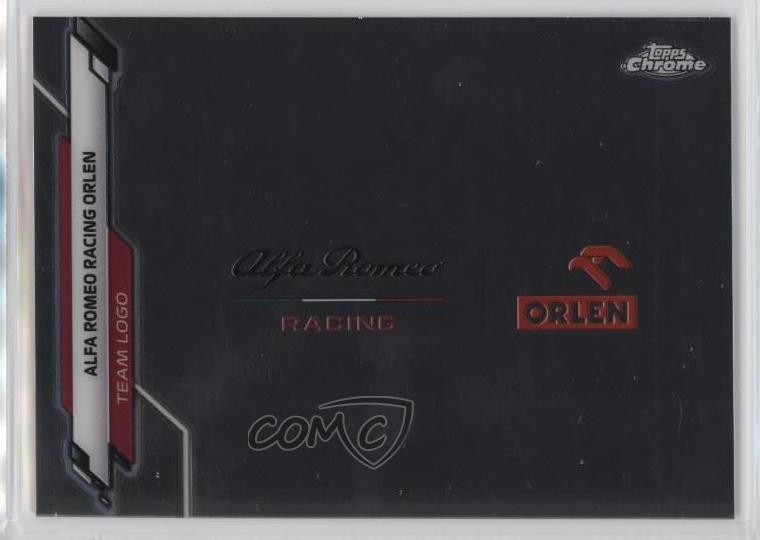 2020 Topps Chrome Formula 1 Team Logos Alfa Romeo Racing ORLEN #119 15wb