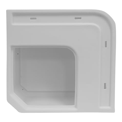  Pontoon Corner Radius Corner Section Seat Base White