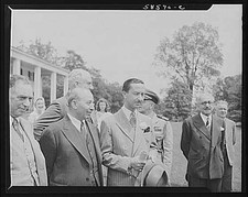 Photo:Washington DC 1930s Franklin D Roosevelt Men Outdoor Group Photo
