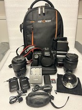 Canon EOS 80D 24.2MP Digital SLR Camera Accessories Bundle See Description