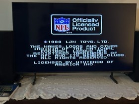 NFL Football Nintendo Entertainment System NES Cartridge 1988 LJN (Tested)