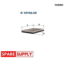 FILTER, INTERIOR AIR FOR ALPINA BENTLEY BMW FILTRON K 1075A-2X