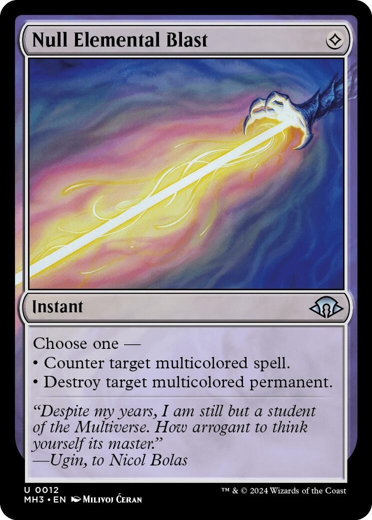 NM - Null Elemental Blast MH3 - 12 Modern Horizons 3
