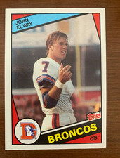 1984 Topps John Elway Rookie Card #63 VG-EX. rookie card picture
