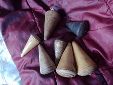 Vintage Wooden Tools X 8 Lead Bosses?