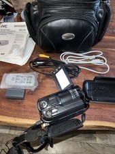 JVC Everio GZ-MG555U 30GB HDD Camcorder, 2 Batteries, Dock, Remote, Cables, Bag