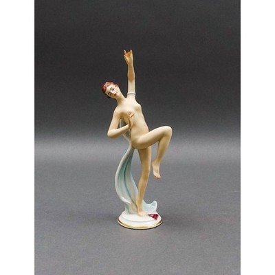 Alka Kunst Dresden Art Deco Germany Porcelain Woman Girl Lady Dancer Figurine