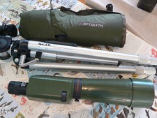 OPTOLYTH TBG80 HD FLUORITE LENTE CANNOCCHIALE 30xWW CUSTODIA OCULARE SLIK TREPPIEDE