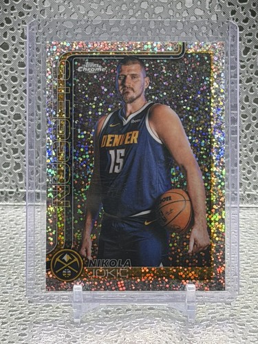 Nikola Jokic 2025-26 Topps Chrome Update Speckle Image Variation SSP Nuggets