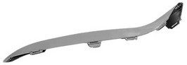 Baguette de grille avant droite pour BMW Série 3 F34 GT Luxury Line 2012-2019 en ABS chromé