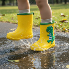 Non-Slip Children Rain Boots Cartoon Pattern Kids Rain Shoes Waterproof Shoes AU