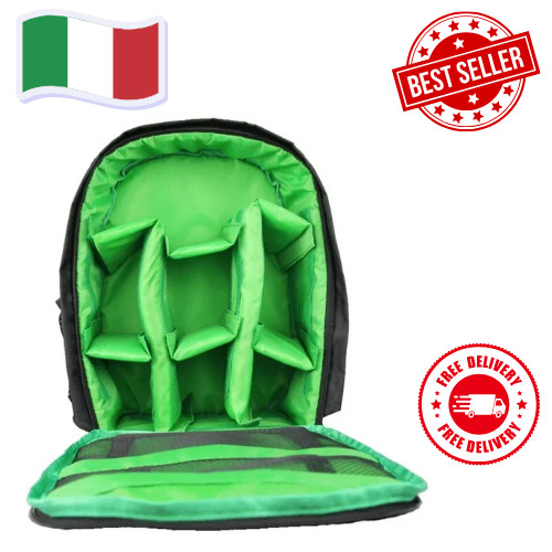 Zaino da viaggio per fotocamera reflex/DSLR, borsa impermeabile, zaino, custodia foto 4