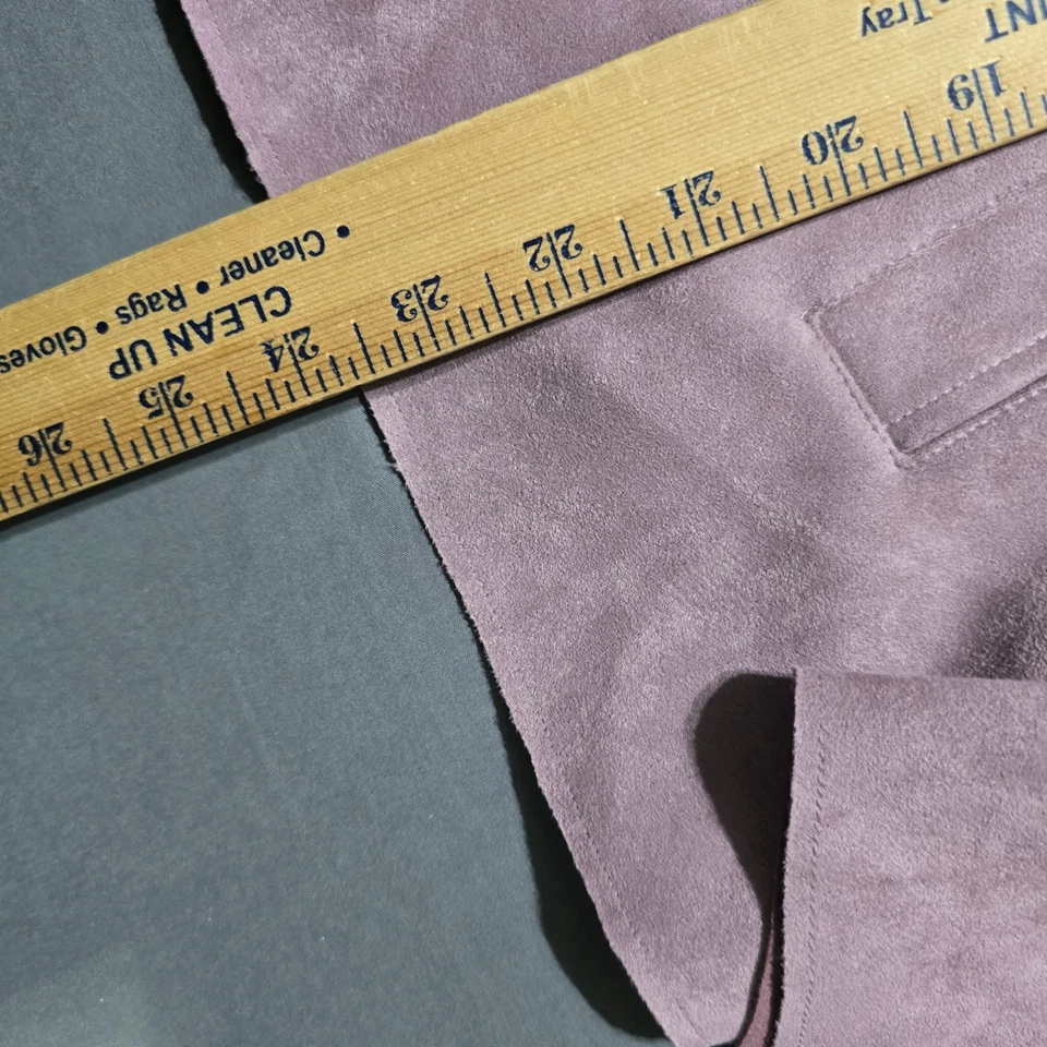 Chaqueta a Presión CHICOS Mujer Imitación Gamuza Violeta 2 12/14 Bolsillos Blazer Carrera Foto 2 de 4