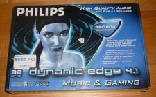 Philips PSC604 Dynamic Edge 4.1 PCI Sound Card Used Vintage Audio Card