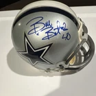 Riddell Autographed Original Dallas Cowboys Football Helmet Silver