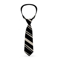 Necktie Standard - Diagonal Stripes Scribble Gray/Black (Us Import) ACC NEU