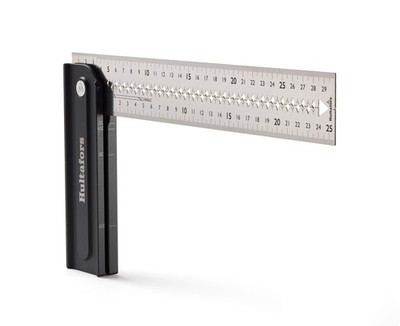 Verstellbarer Gehrungswinkel aus Aluminium von Hultafors I 300mm x 45mm I Klapp...