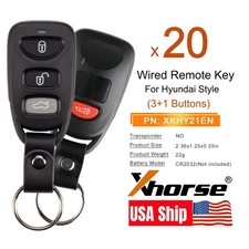 10x Xhorse Universal Remote Wire Key For Hyundai 4 Buttons Xkhy21en For Vvdi2 10x Xhorse Universal Remote Wire Key For Hyundai 4 Buttons Xkhy21en For Vvdi2