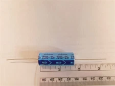 5 Nichicon 2200uF 25V 85C Axial Electrolytic Capacitors