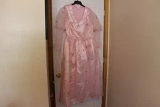 Wizard of Oz Glinda Adult Premium Costume with Crown Pink Size Adult 2X Large