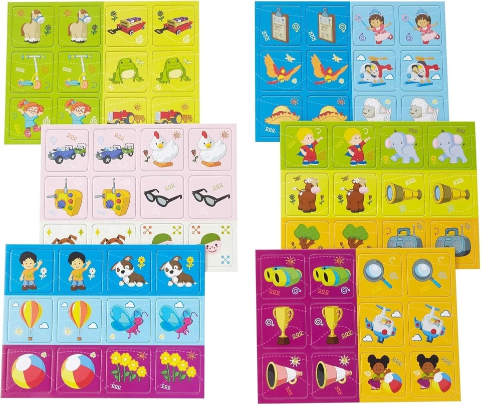 Lot of 2 Fisher Price Make-A-Match Little People Game Memory Game Kids Toy - NEW - Image 3 of 4