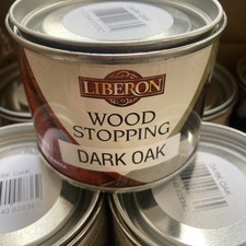 Liberon Wood Filler 125ml Tin Wood Stopping Dark Oak