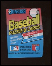 1989 Donruss Baseball Sealed Cello Pack - Greg Maddux on Back -