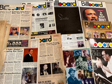 Vintage Billboard Magazine Lot 1955-1995 Music Industry Trade Paper