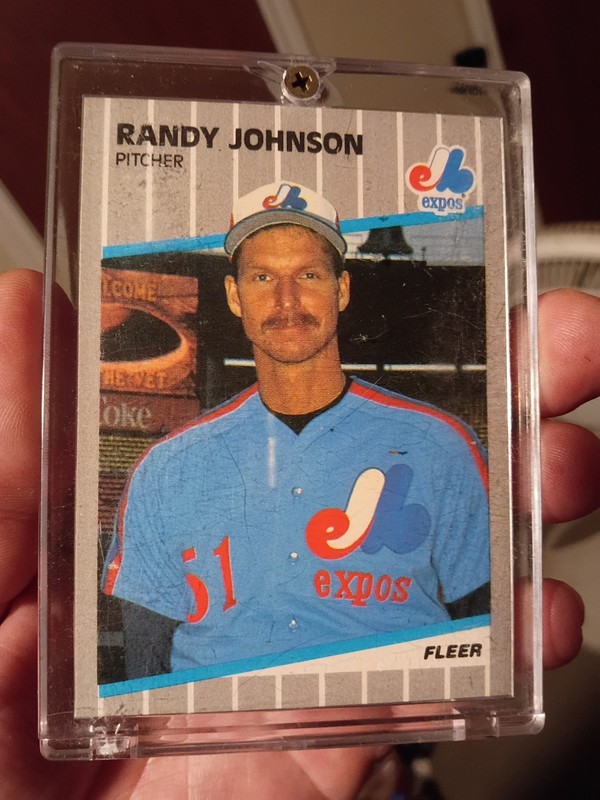 1989 Fleer - Randy Johnson #381