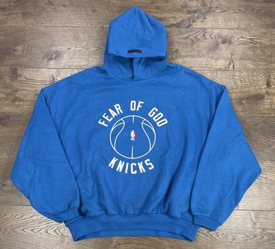 NWOT Essentials Fear of God x New York Knicks Barkley L. Hendricks 90's Hoodie L