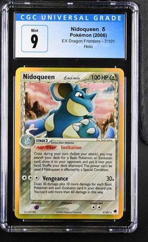 Nidoqueen δ graded CGC 9 for sale on eBay