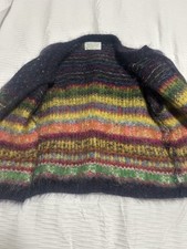 United Colors of Benetton, Cardigan de lana virgina cu decolteu in V