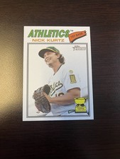 Topps Heritage High Number Nick Kurtz Rookie Base #275 Athletics 2026