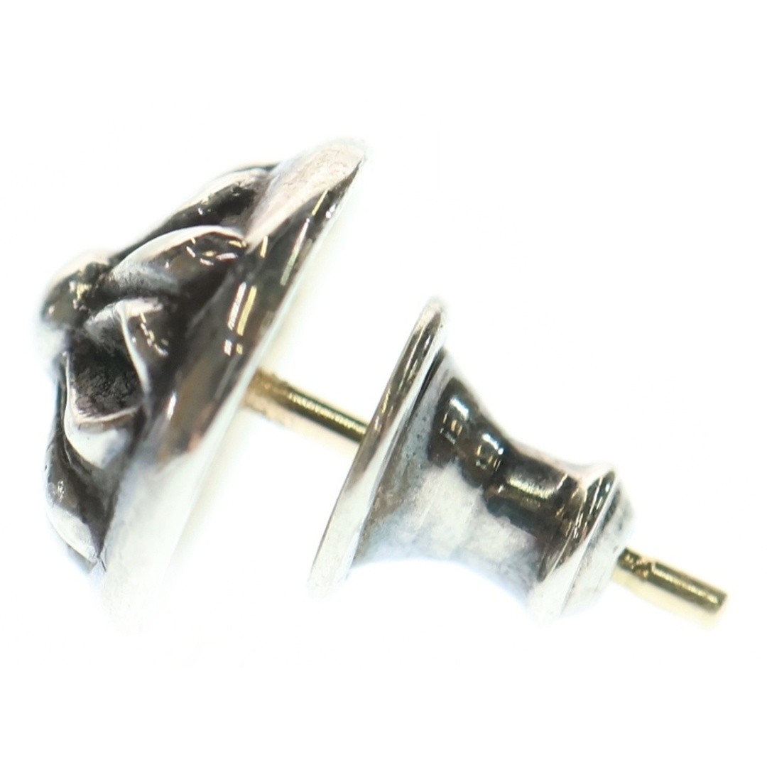 CHROME HEARTS STUD CRSBLL Cross Ball Earrings Silver BCA110 Used a90f4ce6d3baafc thumbnail 4