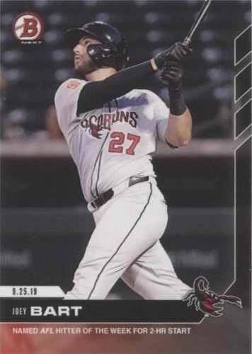 2019 BOWMAN CHROME MEGA BOX #BCP-50 JOEY BART ROOKIE RC, GIANTS