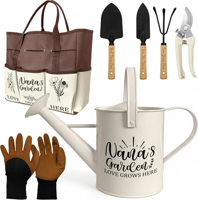 Garden Kit for Nana - Durable Tools Organizer Tote for Mother's Day Gift