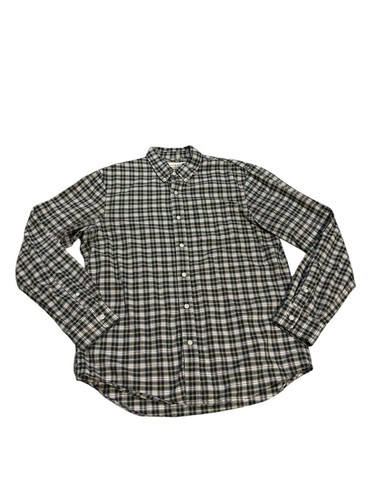 Denim & Supply Flanella Leggera Uomo Taglia Media Blu Giallo Bianco Designer - Foto 1 di 8