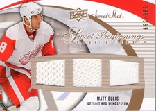 2007-08 Sweet Shot #153 Matt Ellis RC Jersey /599 - HKY