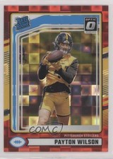 2024 Donruss Rated Rookie Optic Preview Red Pandora Prizm Payton Wilson 03rx