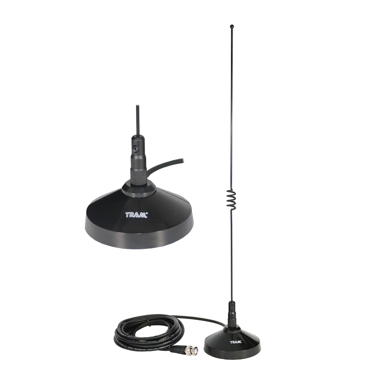 TRAM&reg; Amateur Dual-Band Magnet Antenna with BNC-Male Connector