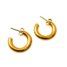 Mococo Gold Hoop Earrings