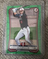 2026 Bowman #57 Luke Keaschall Green #/99 Minnesota Twins